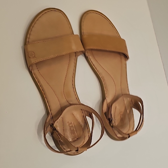 Born Alice Brown Leather Sandals Size 7.5M - Picture 5 of 10